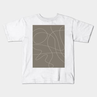 Minimal Line Art 004 Kids T-Shirt